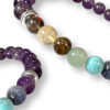 Bracelet 7 Chakras Améthyste Qualité supérieure Ø 6mm