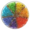 Sous verre Orgonite 7 Chakras avec symbole Méditation – Image 2