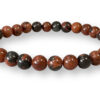 Bracelet Obsidienne Acajou Ø 6mm – Image 2