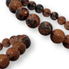Bracelet Obsidienne Acajou Ø 8mm
