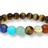 Bracelet 7 Chakras Oeil de Tigre Ø 8mm – Image 2