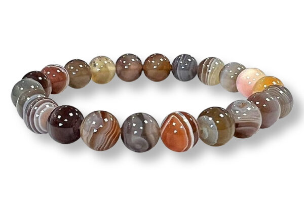 Bracelet Agate Botswana Ø 8mm – Image 2