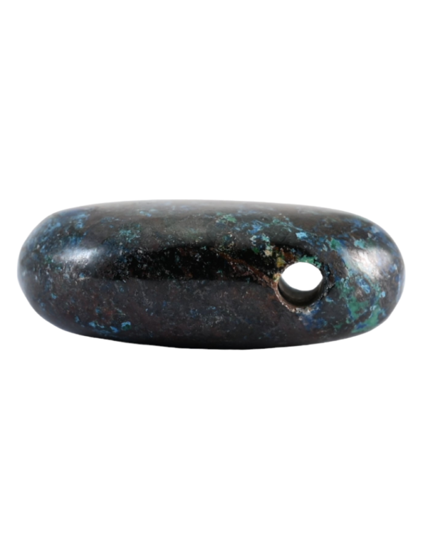 PENDENTIF PIERRE PERCÉE CHRYSOCOLLE – Image 2