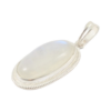 PENDENTIF LABRADORITE BLANCHE SERTIE ARGENT 925 – Image 2