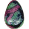 PENDENTIF PIERRE PERCÉE RUBIS ZOÏSITE