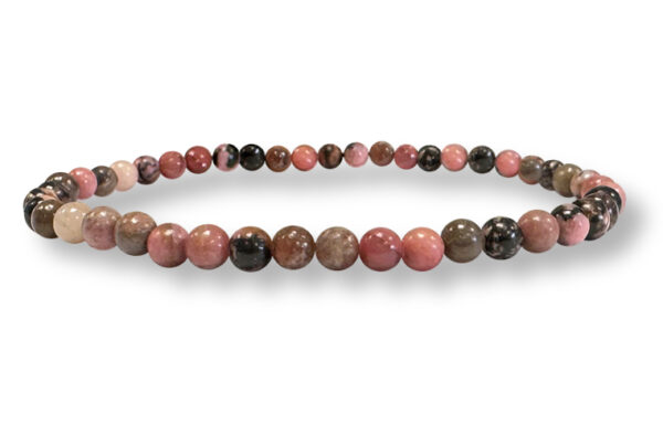 Bracelet Rhodonite Ø 4mm – Image 2