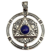 Pendentif Pentacle Rotatif Lapis Lazuli – Image 2