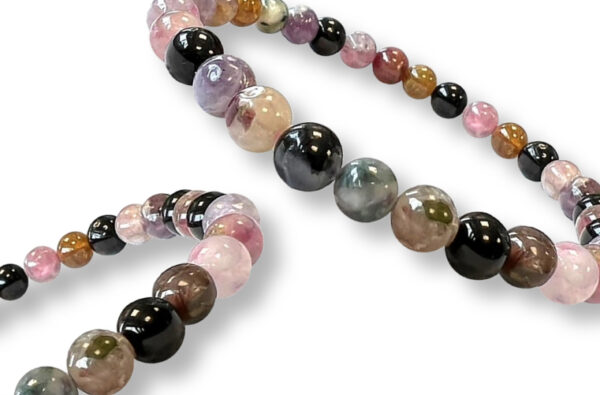 Bracelet Tourmaline Multicolor Qualité+ Ø 6mm