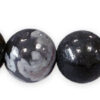 Bracelet Obsidienne Flocon de neige Ø 6mm – Image 3