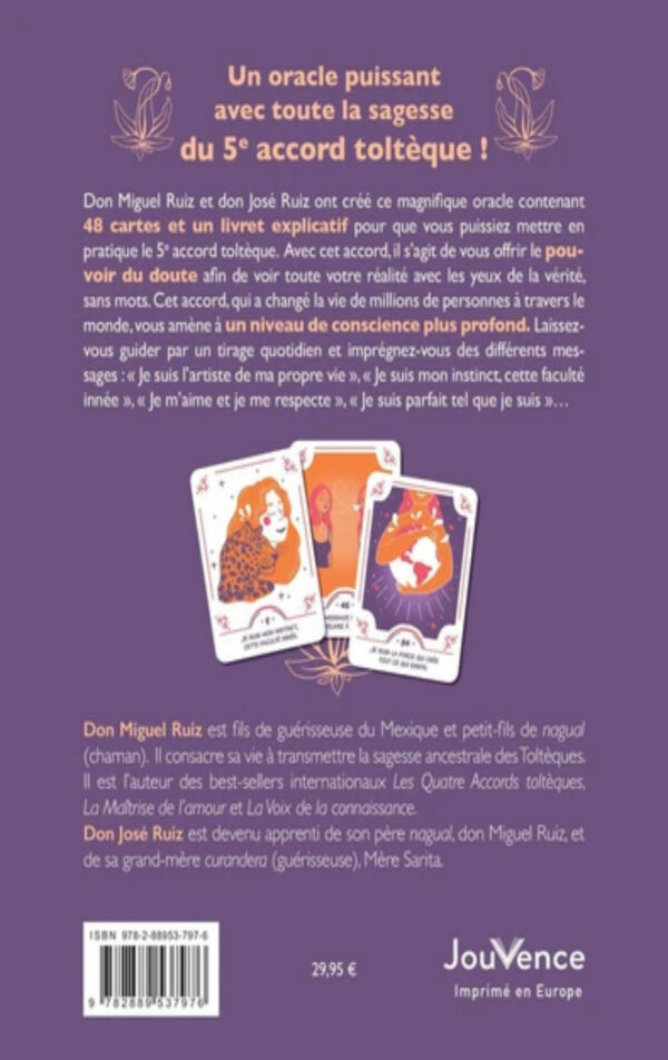 L'ORACLE DU 5E ACCORD TOLTEQUE - 48 CARTES ET UN LIVRET – Image 2