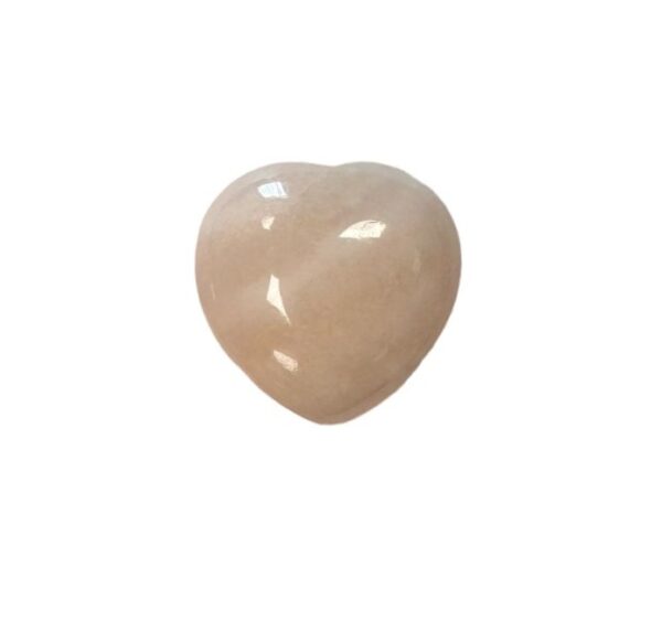 COEUR EN AVENTURINE ORANGE – Image 3