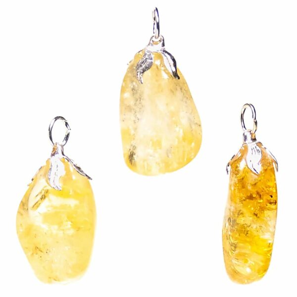 PENDENTIF GEMME CITRINE