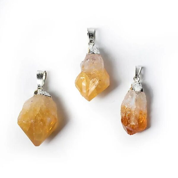 PENDENTIF CITRINE BRUTE