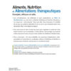ALIMENTS, NUTRITION ET ALIMENTATIONS THERAPEUTIQUES - Connaissances, outils, applications – Image 2