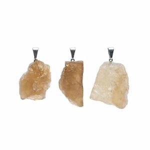 PENDENTIF CITRINE NATURELLE