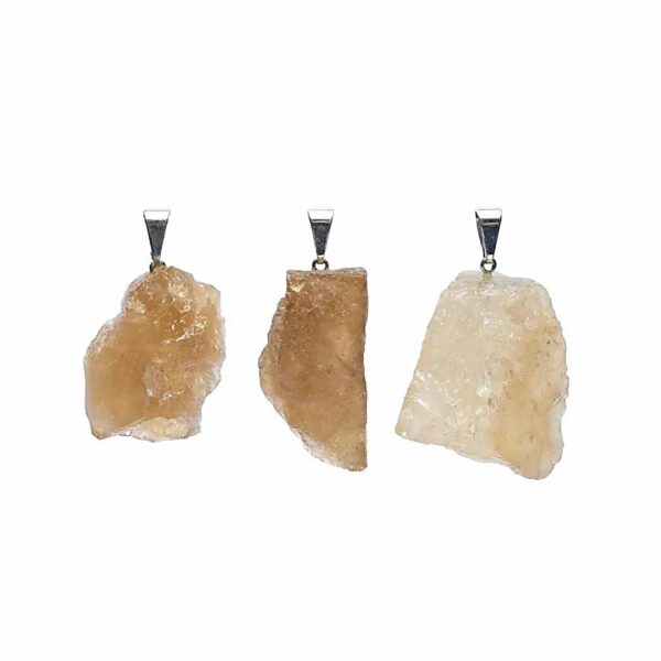 PENDENTIF CITRINE NATURELLE