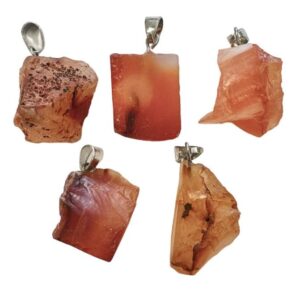 PENDENTIF EN CORNALINE BRUTE