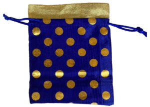 POCHETTE SATINEE BLEUE