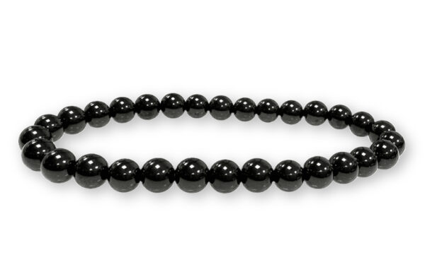 Bracelet Spinelle Noire Ø 6mm – Image 2