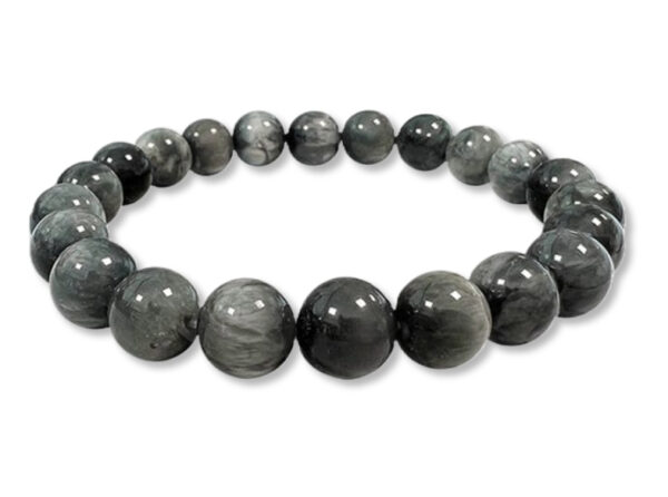 Bracelet Tourmaline et Oeil de Chat Ø 8mm – Image 2