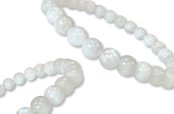 Bracelet Pierre de Lune blanche Ø 6mm