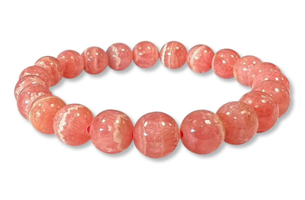 Bracelet Rhodochrosite qualité supérieure Ø 8mm – Image 2