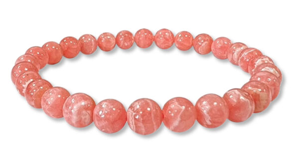 Bracelet Rhodochrosite qualité supérieure Ø 6mm – Image 2