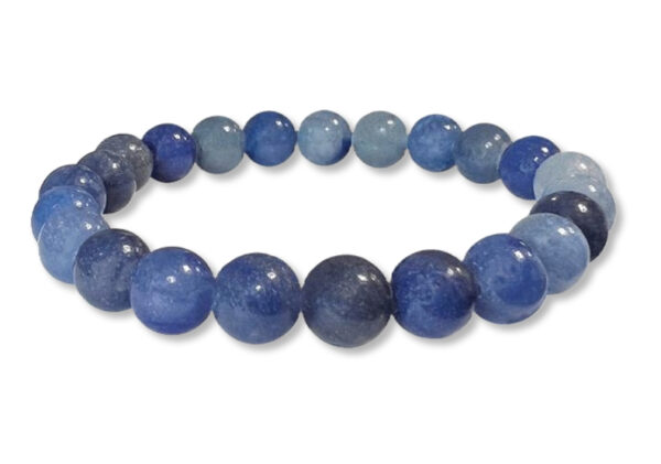 Bracelet Aventurine bleue Ø 8mm – Image 2