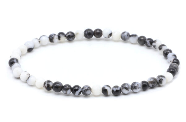 Bracelet Jaspe Zèbre Ø 4mm – Image 2