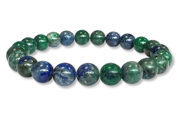 Bracelet Azurite Malachite Ø 8mm – Image 2