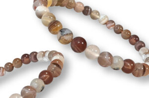 Bracelet Agate Botswana  Ø 6mm