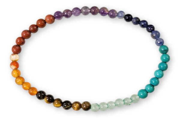 Bracelet 7 Chakras Ø 4mm – Image 2
