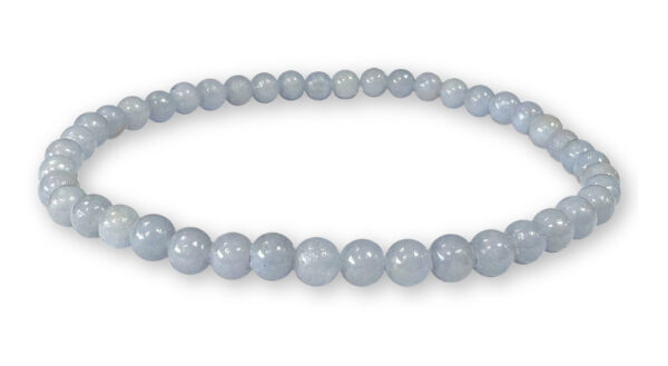 Bracelet Angélite qualité supérieure Ø 4mm – Image 2