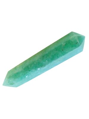 POINTE HEXAGONALE BITERMINEE AVENTURINE