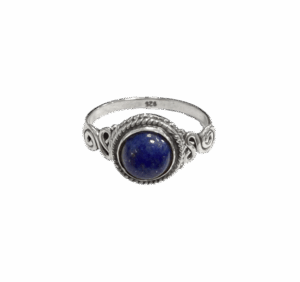 Bague Lapis Lazuli sur monture argent 925 - T56