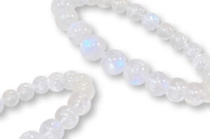 Bracelet Pierre de Lune blanche Ø 8mm