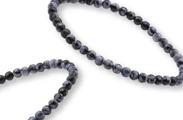 Bracelet Obsidienne Flocon de neige – Image 7