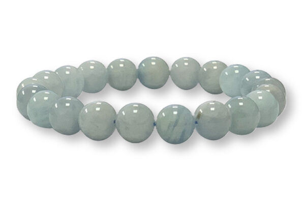 Bracelet Aigue Marine Ø 8mm – Image 2