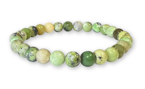 Bracelet Chrysoprase citron Ø 6mm – Image 2